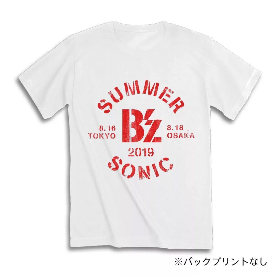 B'z SUMMER SONIC2019 Tシャツ（白）XLサイズ B'z Official Website