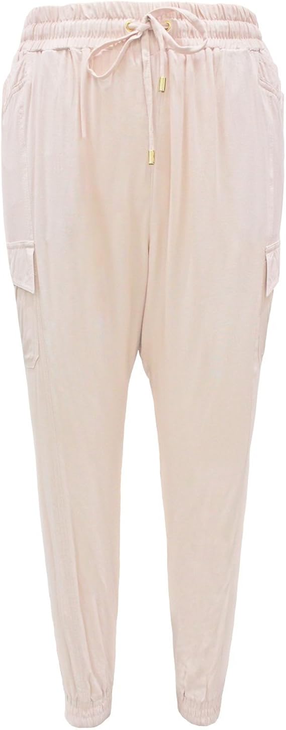 Pink cargo pants plus size Outlet