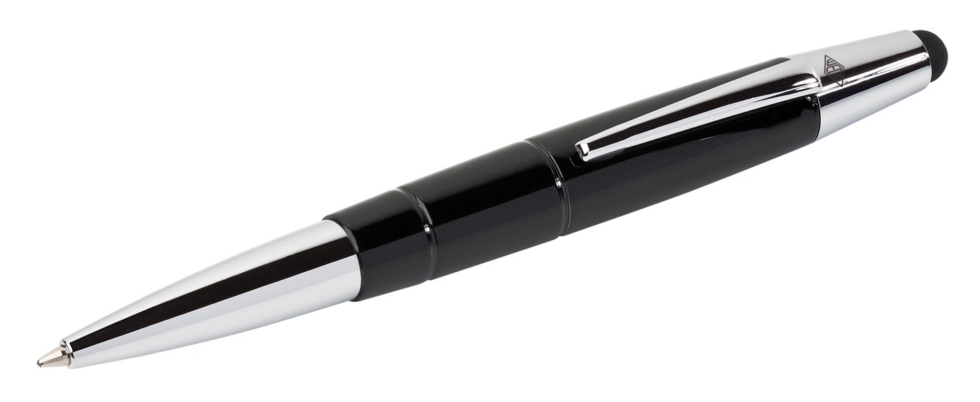 WEDO Pioneer 2-in-1 Stylus Touch Pen - Black (Blue ink)