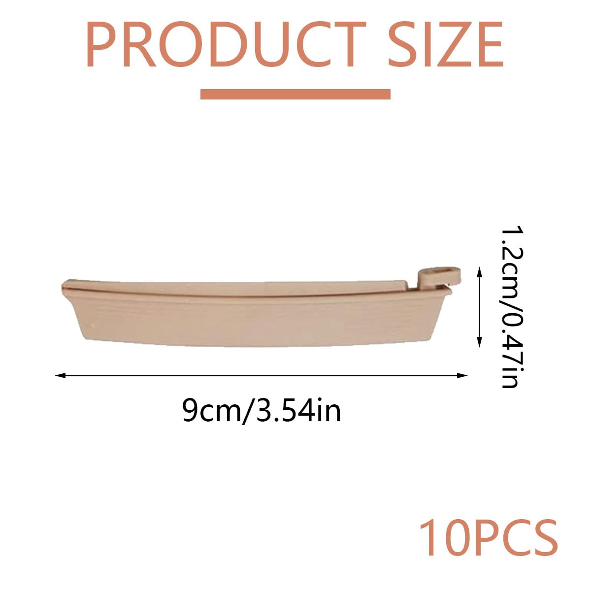 Colostomy Bag Clip, Drainage Bag Clip Set, Ostomy Supplies for Ostomy Drainage Bag(Flesh, 10 Pcs)