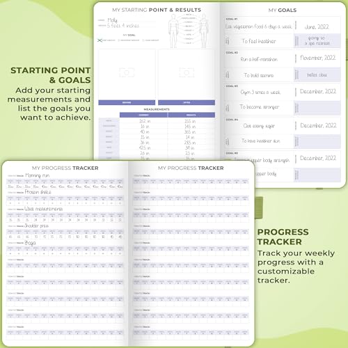 image for Clever Fox Fitness & Food Journal – Nutrition & Workout Planner for 