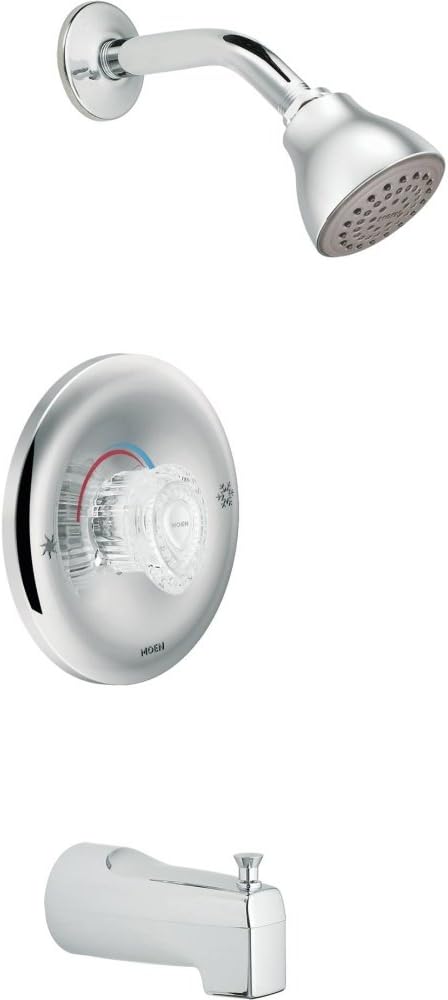 Moen Engage Spot Resist Brushed Nickel Posi-Temp Tub/Shower 82304SRN - View #11