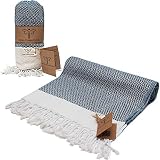 SMYRNA TURKISH COTTON Original Series Beach Towel | 71 x 37 in 100% Cotton| Extra Large Wearable Tur