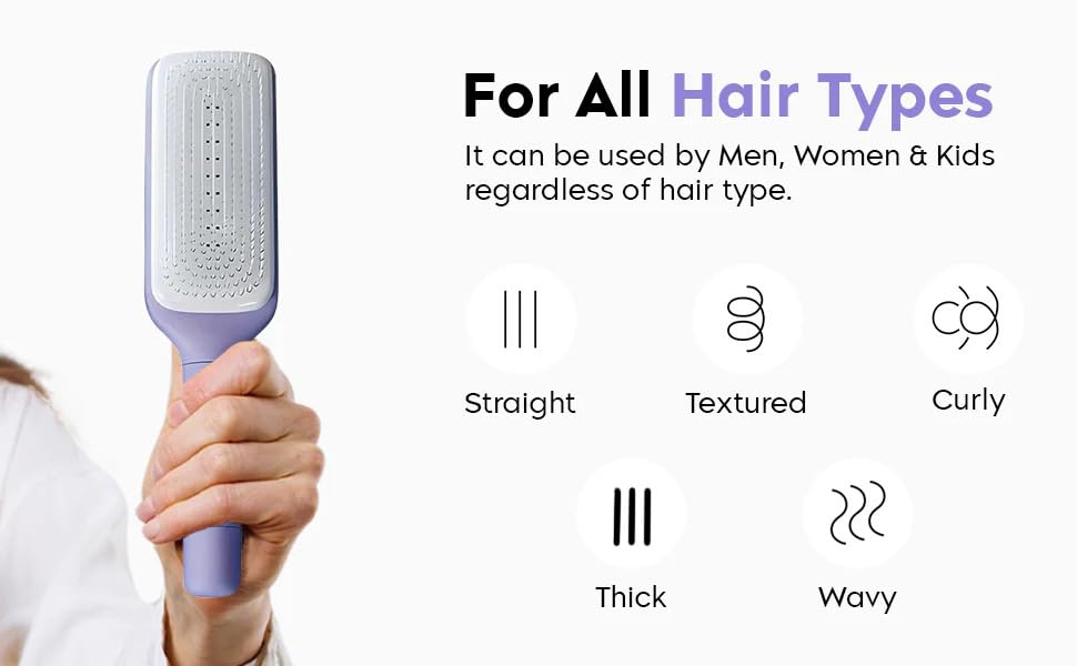 Image of Premium Hair Comb for Men & Women - Anti-Static, Durable & Lightweight - Ideal for All Hair Types, Detangling & Styling - Portable & Comfortable Grip