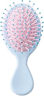 Mini Travel Detangler Brush Anti-Static Hair Brush Small Oval Wet Brush Wet And Dry Hair Tangled Hair Brush for Most Hair Types Glide Through Tangles with Ease