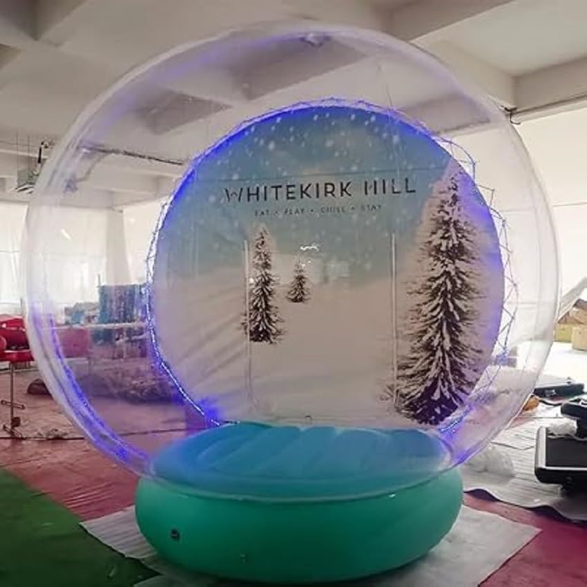 Transparent Inflatable Bubble Tent Inflatable Snow Globe for Christmas Events