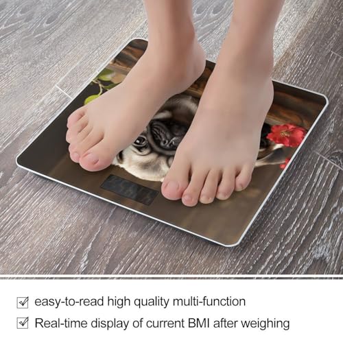 Báscula digital para peso corporal Puppys Pug alta precisión miniatura 5