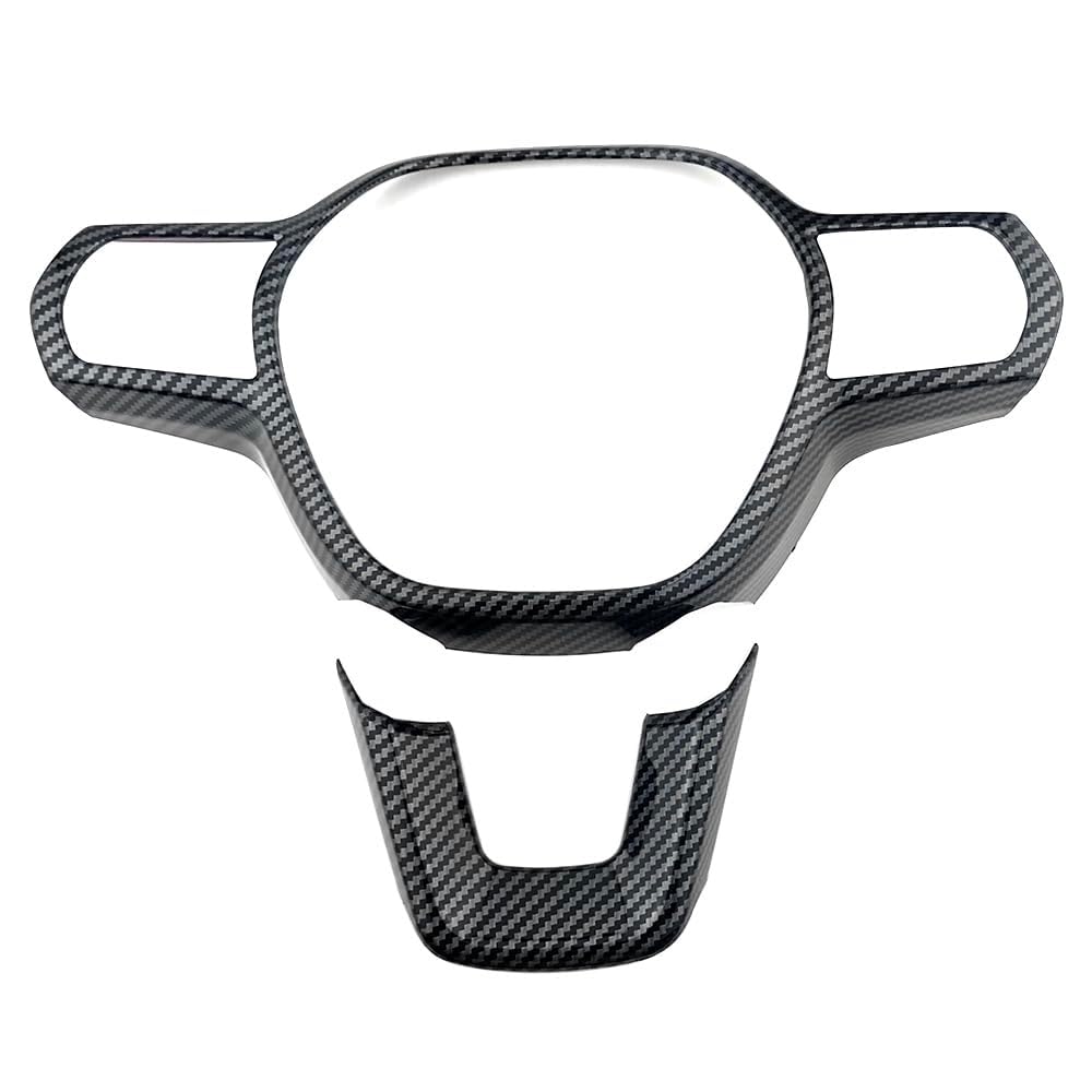 Tryagat Car Steering Wheel Cover Trim for Honda Accord Civic CR-V HR-V CRV HRV ABS Self Adhesive Interior Frame Decor 1 Piece