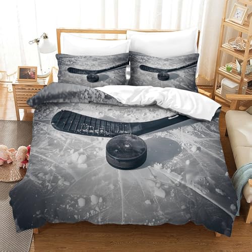 Housse de couette hexagonal moderne motif géométrique lit King 220x240