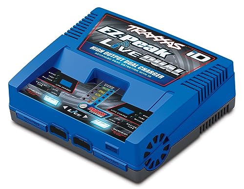 Traxxas EZ-Peak Live Dual Chargeur de modélisme 26 A Li-polymère, NiMH Coupure Miinus-Delta-U, Détection d'accu, Survei