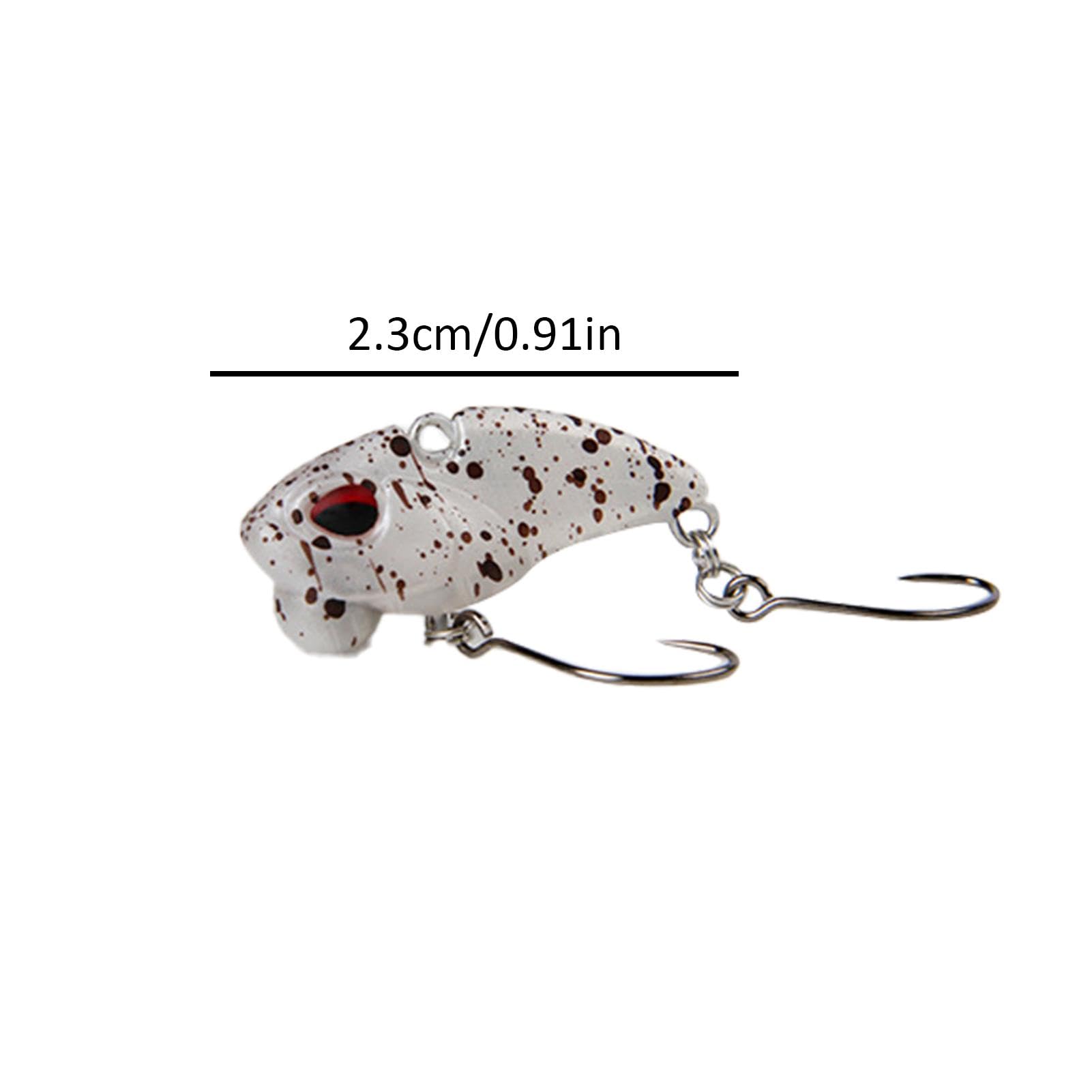 Siek Oska 2 S - 2 Cm 1,5 G - Esca Affondante Per Trota, Persico, Cavedano - Colori Assortiti