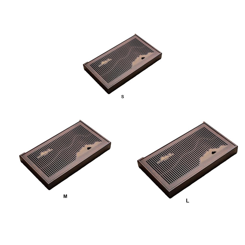 Plateau de service à thé, solide et Durable, fabrication exquise, essentiel pour boire du thé, plateau à léger et Portable, M