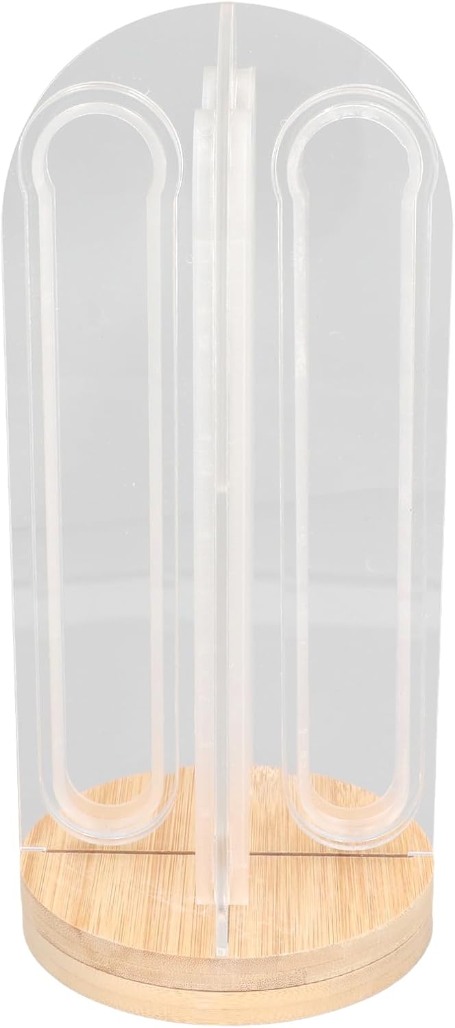 Rotatable Coffee Capsule Holder, Acrylic Storage Rack, Holds 56 Coffee Pods for Coffee Lovers in Kitchen and Office