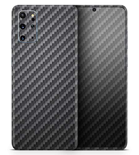 Design Skinz Textured Black Carbon Fiber Skin Decal Vinyl Full-Body Wrap Kit Compatible with Samsung Galaxy Note 10 LITE