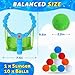 Reusable Water Balloons Set for Kids, Slingshot with 10 Soft Balls, Outdoor Indoor Toys for Backyard Pool Beach Summer Water Fight Play Games for Boys Girls Adult