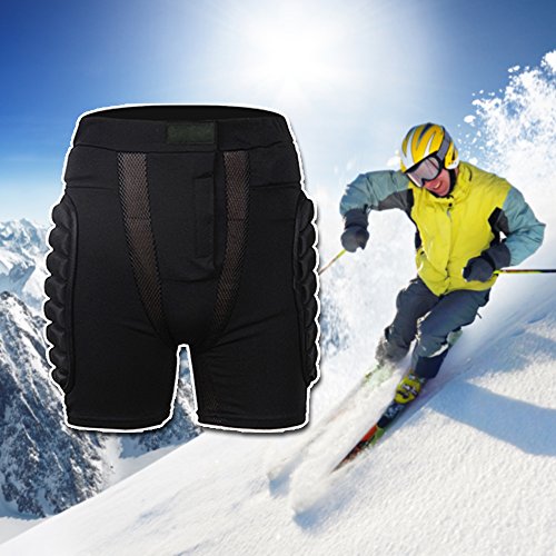 Pantaloncini protettivi con rinforzi imbottiti su