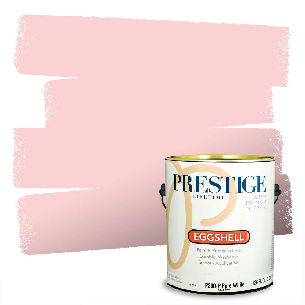 PRESTIGE Paints Interior Paint and Primer In One, 1-Gallon, Eggshell, Comparable Match of Benjamin Moore* Cat'S Meow*