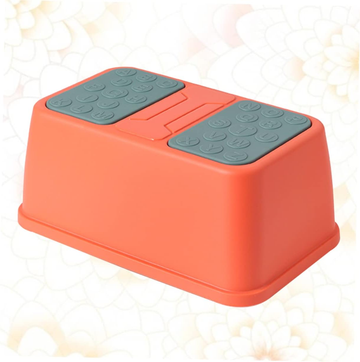 Mobestech Kids Non-Slip Plastic Footstool Anti-Slip Stepping Stool for Children Bathroom and Kitchen Use Single Layer Design Red