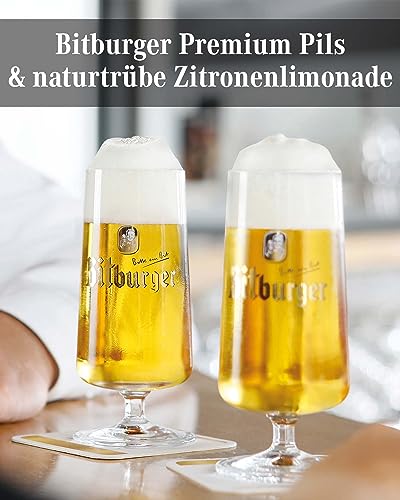 BITBURGER® Radler Naturtrüb| Dosen-Bier (24x 0,5l) | Hopfenbetonter Pilsgenuss Mit Limonade | Zitronig-fruchtig | Nach Deutschem Reinheitsgebot Gebraut