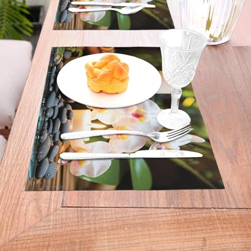 Sets de table lavables en PVC pour embellir vos repas de salle à manger