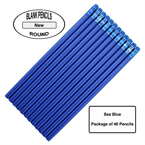 Lápices EZPENCILS & GIFTS 2HB Negro Pack 40 Sea Blue miniatura 2
