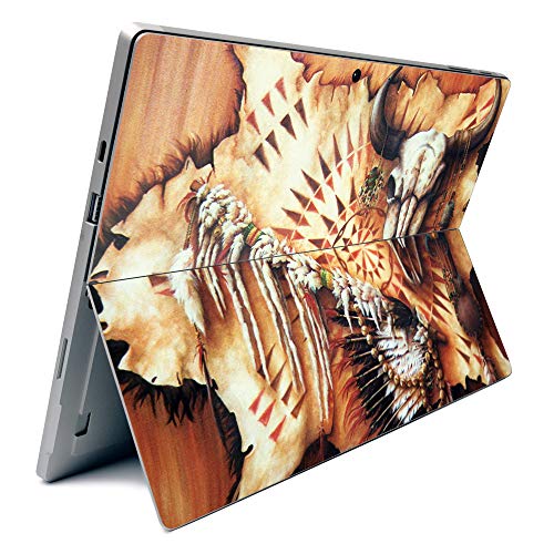 Image of MightySkins Carbon Fiber Skin for Microsoft Surface Pro 7 - Plain Medicine | Textured Carbon Fiber Finish | Easy to Apply, Remove, and Change Styles | Made in The USA