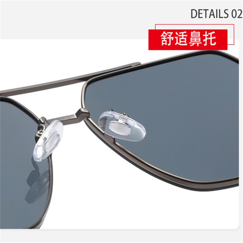 Gafas de sol polarizadas de nailon de alta definición para hombre, protección solar
