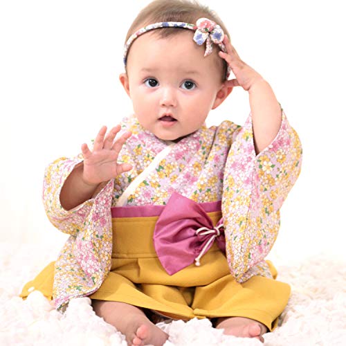 Sweet Mommy 袴 ロンパース ベビー 着物 カバーオール 日本製和柄ちりめん オーガニックコットン裏地 女の子 桃の節句 ひな祭り お宮参り お食い初め 初節句 七五三 ラベンダー 50~70 Sweet Mommy 袴 ロンパース ベビー 着物 カバーオール 日本製和柄ちりめん オーガニックコットン裏地 女の子 桃の節句 ひな祭り お宮参り お食い初め 初節句 七五三 ラベンダー 50~70