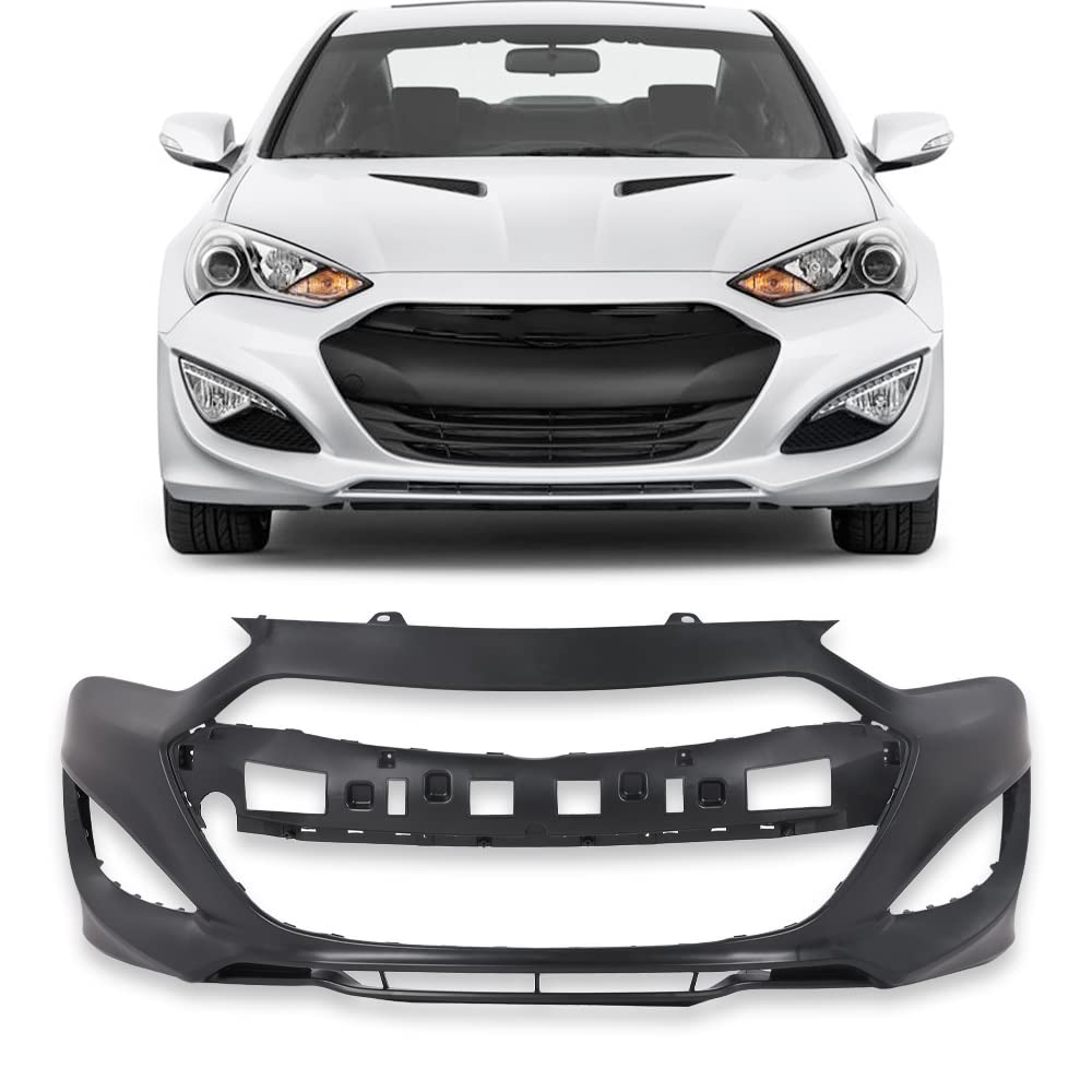 Primered Front Bumper Cover Compatible