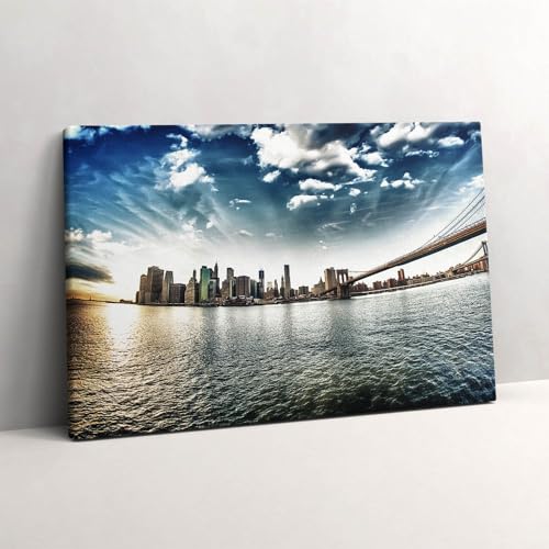 Peinture sur Toile Brooklyn 60x40cm - Tableau Photo Art Mural