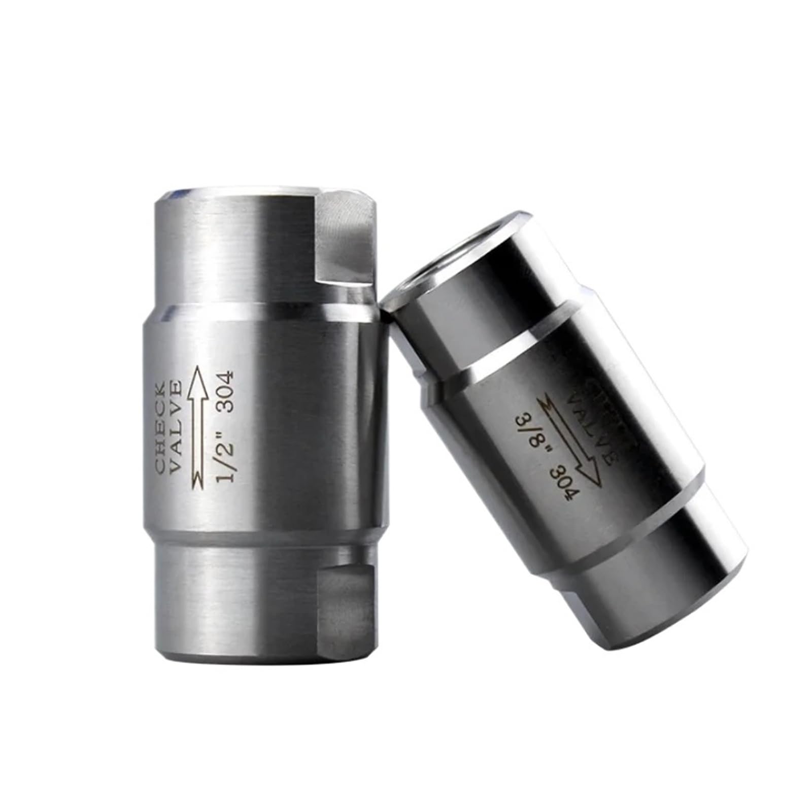 Válvula de retención unidireccional de presión sin retorno de acero inoxidable 304 con rosca hembra BSP de 1/8", 1/4", 3/8", 1/2", 3/4", 1", 1-1/4", 1-1/2", 2"(3/4")