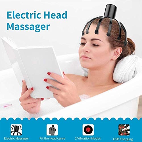 Massager électrique de cuir chevelu MU rechargeable USB à 2 modes - 5