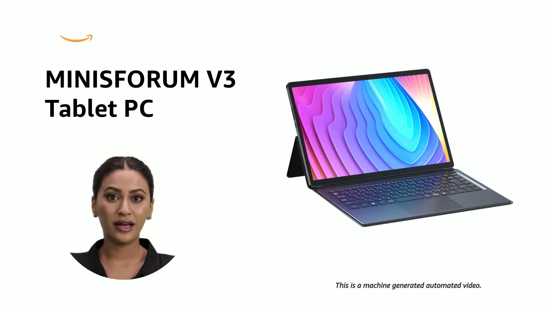 MINISFORUM V3 Tablet PC 14 inch 3 in 1 AMD Ryzen 7 8840U