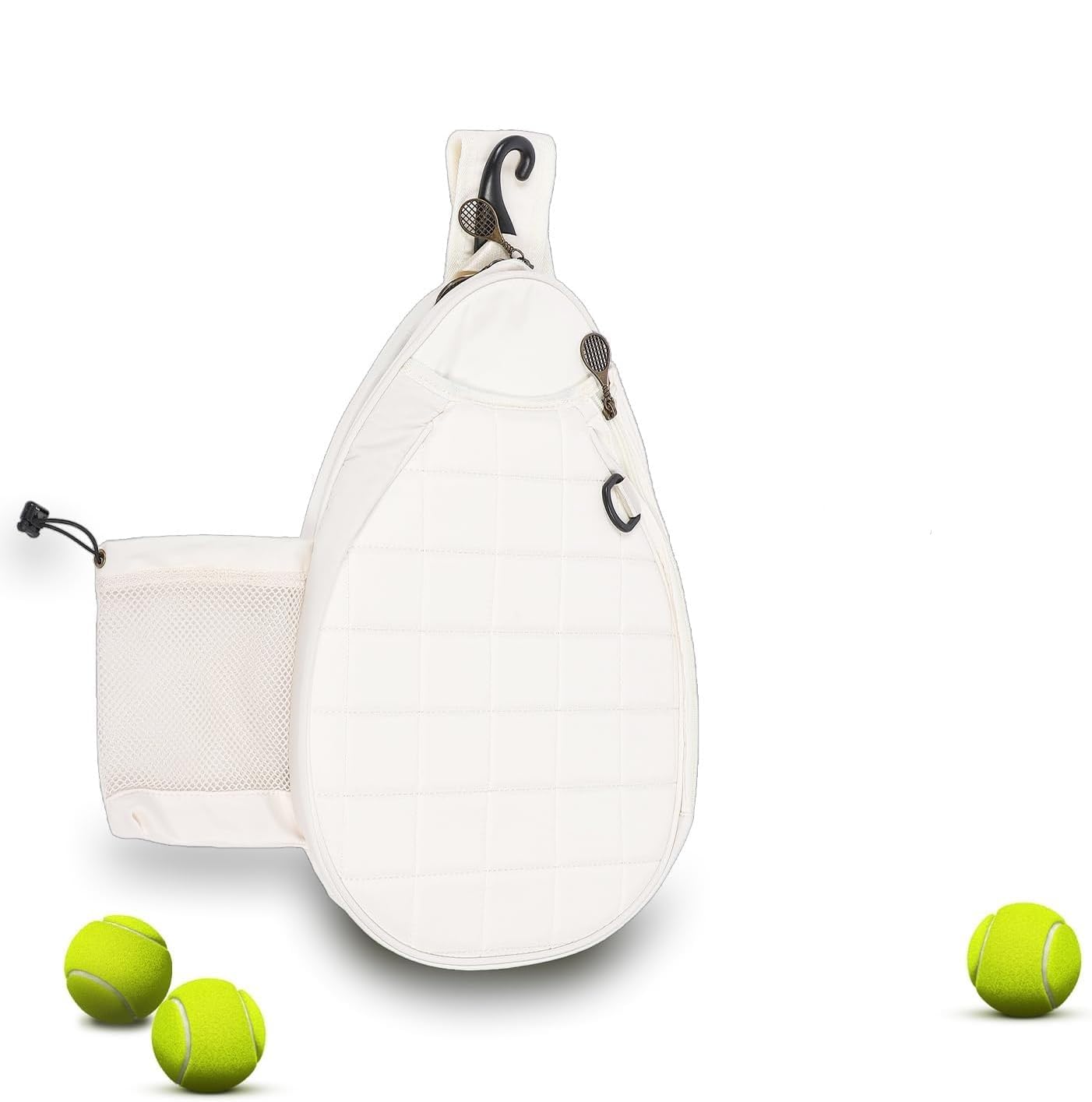 Ejoyous Borsa da Tennis, Borsa da Tennis Borsa per Racchetta da Tennis Zaino da Tennis Leggero Borsa a Tracolla Imbottitura in Schiuma di Grande capacità Pagaia per Pickleball