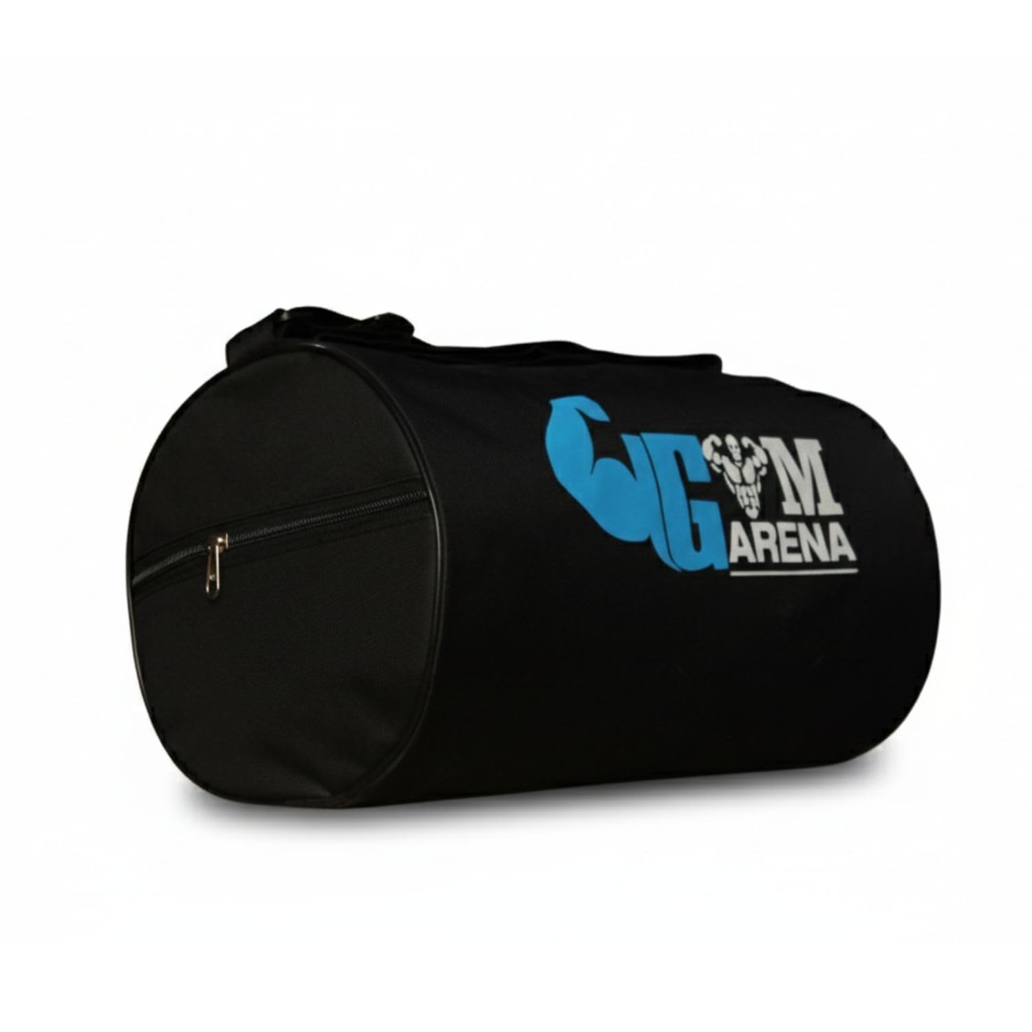 Gym Multi-Purpose Sports Duffle Bag, Black with Blue Logo, Workout, Swimming, Yoga Training Bag-image-15