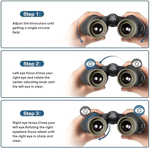 20X50 Military Binoculars For Adults With Smartphone Adapter - Compact Waterproof Tactical Binoculars For Bird Watching Hunting Hiking Concert Travel Theater With Bak4 Prism Fmc Lens, Mud #TOP4