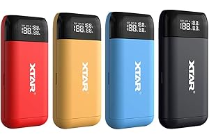 XTAR PB2S USB C Battery Charger for 510 Cartridges (Battery Not Included)...