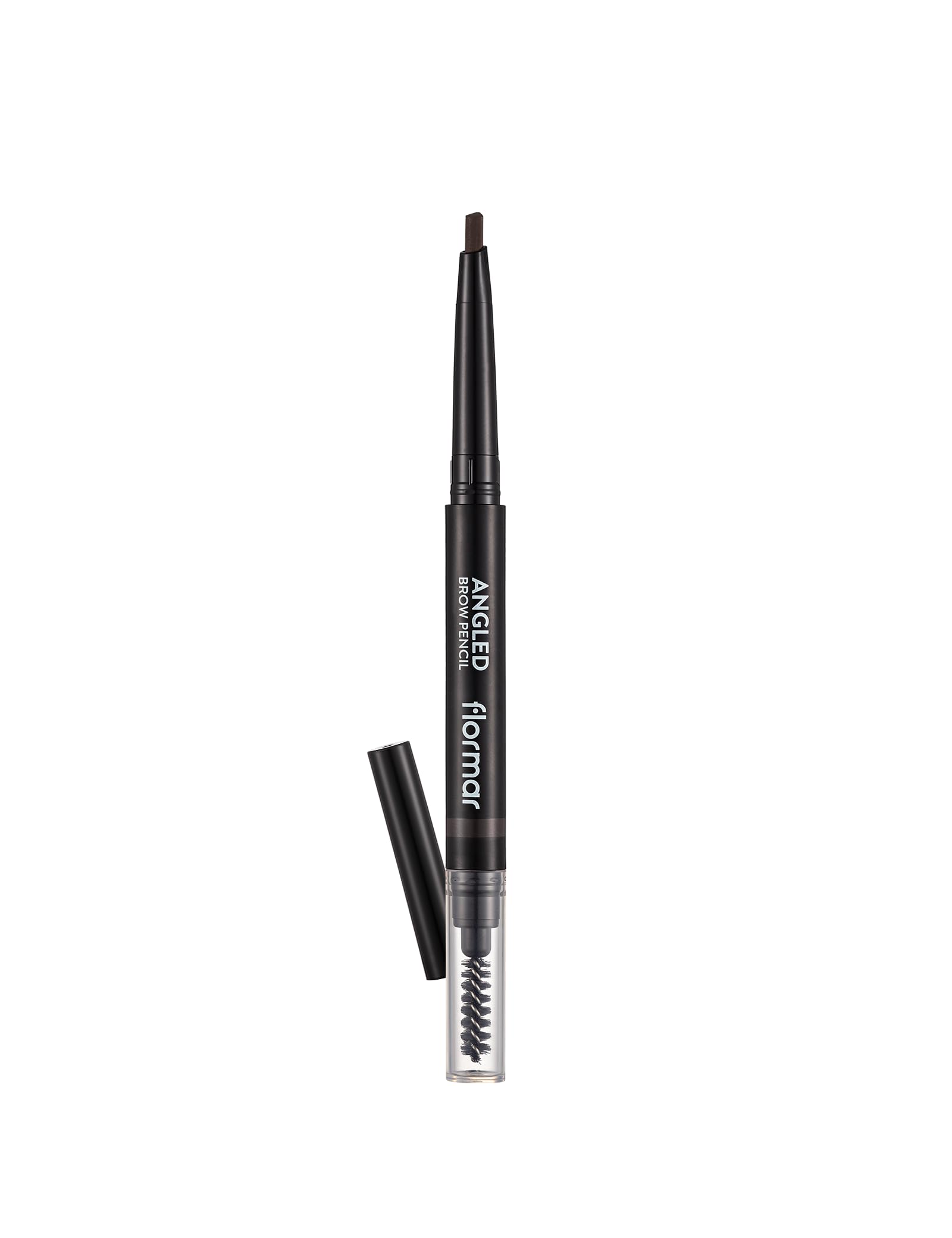 Flormar Angled Brow Fırça Başlıklı & Asansörlü Ucu Açılı Kaş Kalemi 004 DARK BROWN