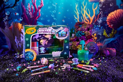 Crayola Scribble Scrubbie Glow Lagoon Pets, Sea Animal Toys - image 7