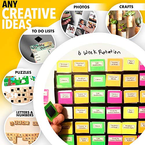 image for X-bet MAGNET Large Magnetic Squares - Self Adhesive Magnetic Squares -