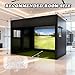 Portable Inflatable Golf Simulator - Large Size 10x13x10 FT Indoor/Outdoor Golf Practice Swing Tent with Projection Screen, Suitable for All Skill Levels (Projector Not Included)