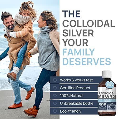 Institut Katharos Colloidal Silver Liquid 8 Fl Oz 10 Ppm - Bioactive Hydrosol Silver Water - Natural Immune Support Nano Sol Supplement Solution thumb #7