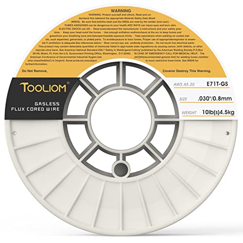 Image of TOOLIOM E71T-GS 0.030 inch Gasless Flux Core Welding Wire 10LB