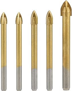 AGGKY 10 Piece Porcelain Tile Drill bits, Cro...,