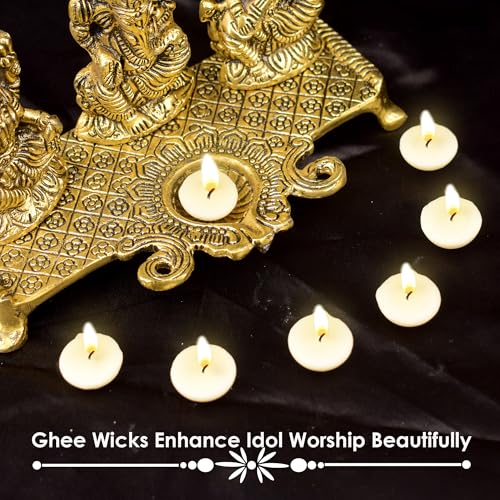 Pabilos de Ghee Puro SATVIK - 100 piezas algodón miniatura 7