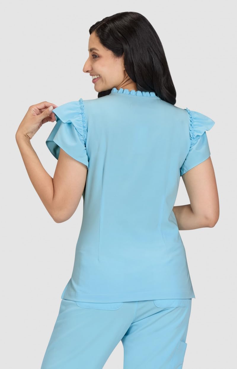 KOI Betsey Johnson Clary Women's 2-Pocket Scrub Top