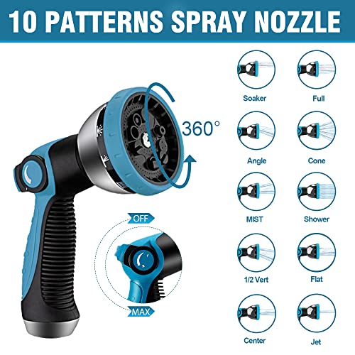 Garden Hose 100 Ft Metal - Stainless Steel Water Hose Flexible Lightweight Garden Hose Collapsible And No Kink Water Pipe #TOP5