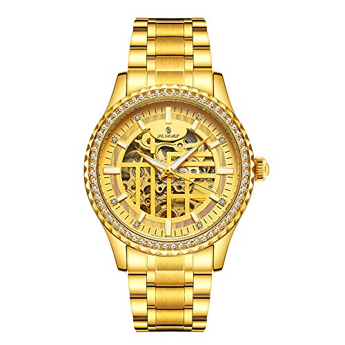 Montre mécanique automatique homme femme unisex en acier inoxydable étanche