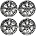(Set of Four) 8 inch Drifter Golf Car Wheel Covers (Chrome)