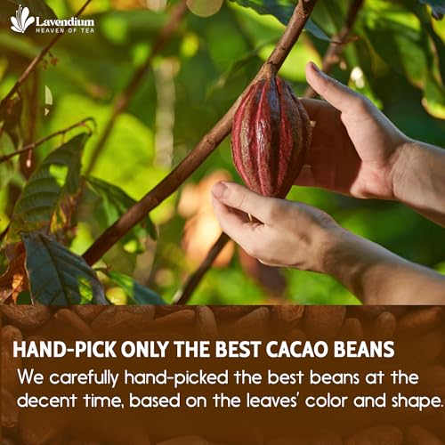 Image of Lavendium 25oz (1.56 lbs) Cacao Powder, 100% Natural & Pure, Unsweetened, Rich Chocolate Flavor, Perfect for Baking & Smoothies No Additives, No Gluten, Vegan